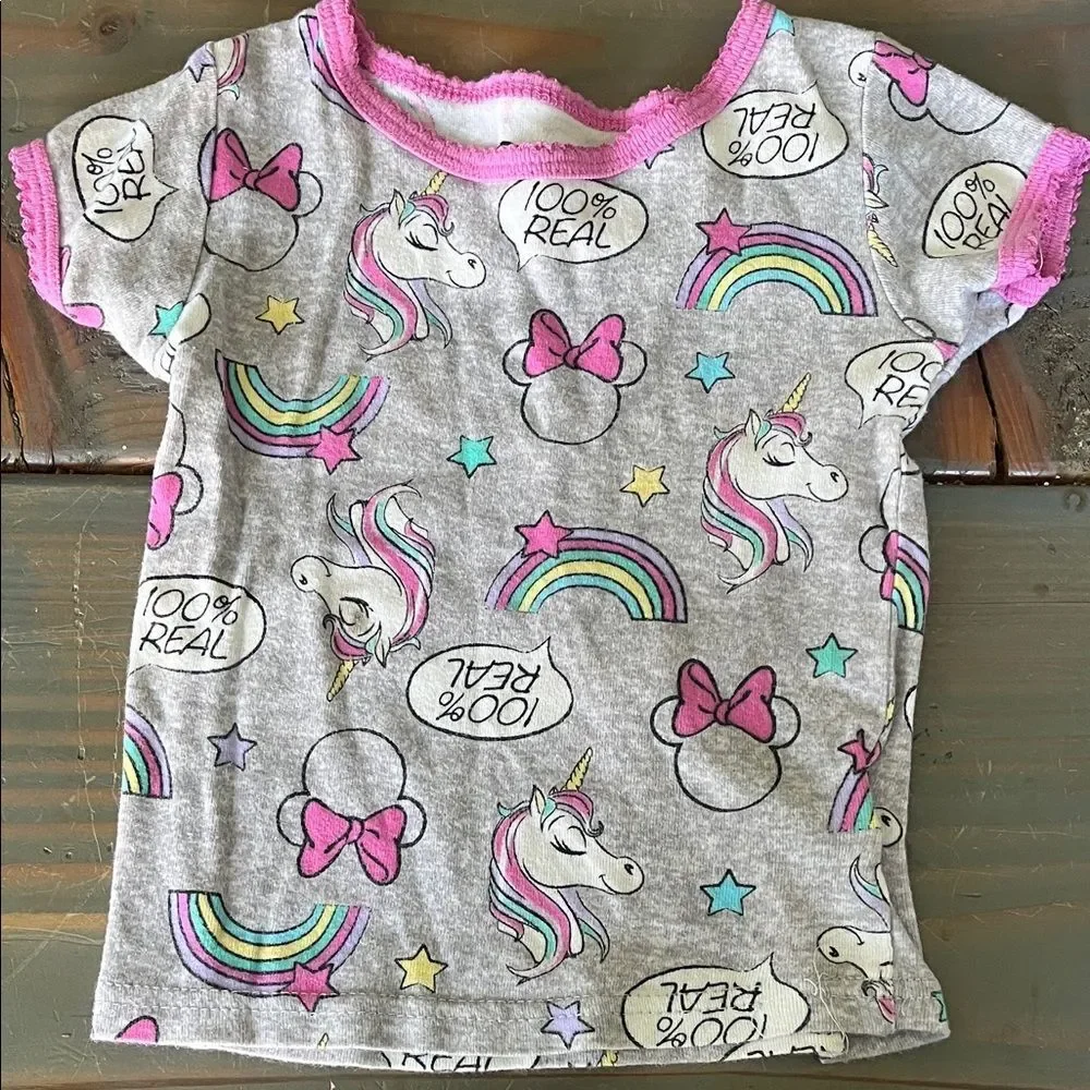 2 Sets of Pajama Sets. Paw Patrol and Minnie Mouse sets